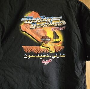 Harley-Davidson Black Graphic Kuwait T-Shirt